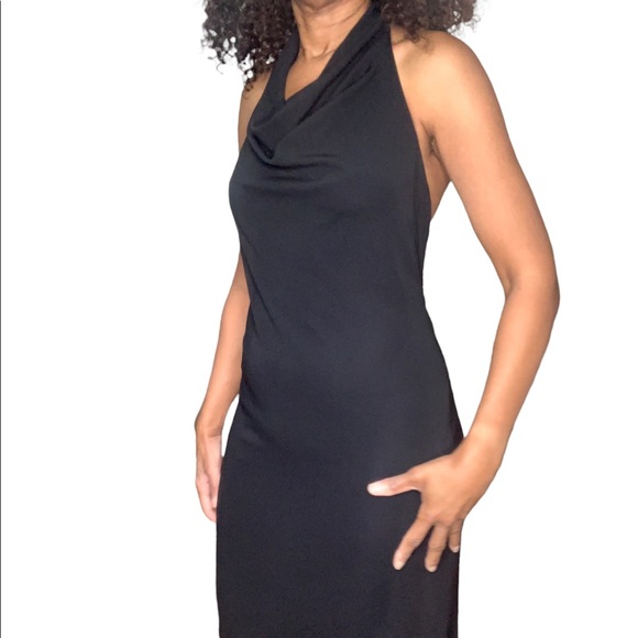 Adrianna Papell Evening Gown Size 8 Black Back out - Picture 2 of 7